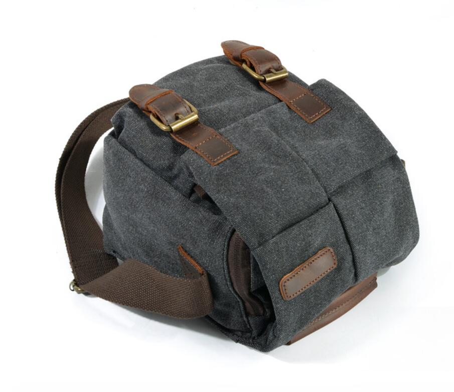 Men's Canvas Camera Bag Retro Photography Waterproof Micro SLR Moisture-proof