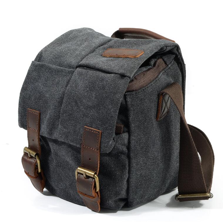 Men's Canvas Camera Bag Retro Photography Waterproof Micro SLR Moisture-proof