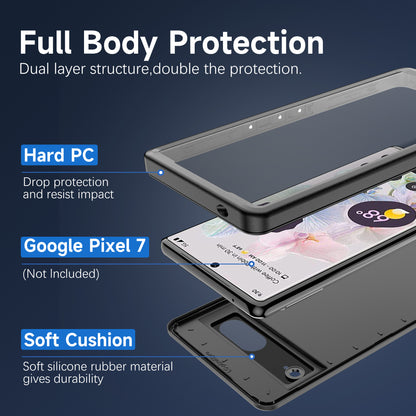 Twill Swimming IP68 Waterproof Google Pixel 7A Case Bumper Combo