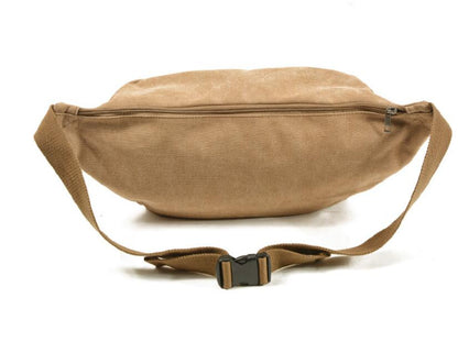 Men's Canvas Fanny Pack Waist Bag Phone Outdoor Large Capacity Tide Cycling Fashion