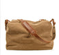 Men's Canvas Duffel Bag Laptop Bag Leisure Literary Retro Diagonal Span Traveling