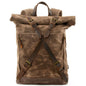 Men's Canvas Backpack Laptop Bag Outdoor School Explosive Anti-theft Mountaineering