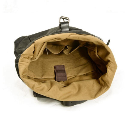 Men's Canvas Backpack Laptop Bag Multifunctional Anti-theft Mountaineering Anti-splash