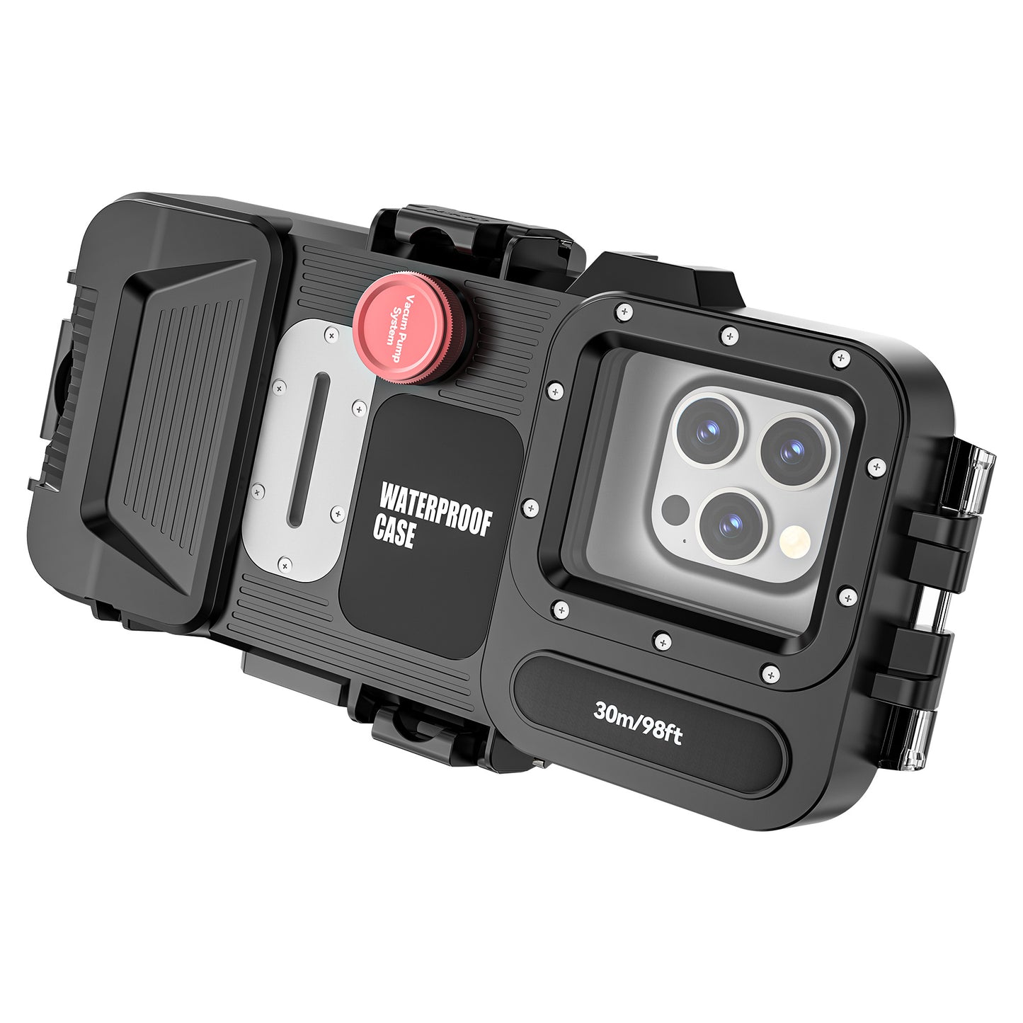 Ultramarine Technology 99FT Waterproof Phone Case | Air Inflation HD & Military Protection 