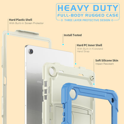 Kickstand Built-in Screen Protector Galaxy Tab A9+ Case Shoulder Strap