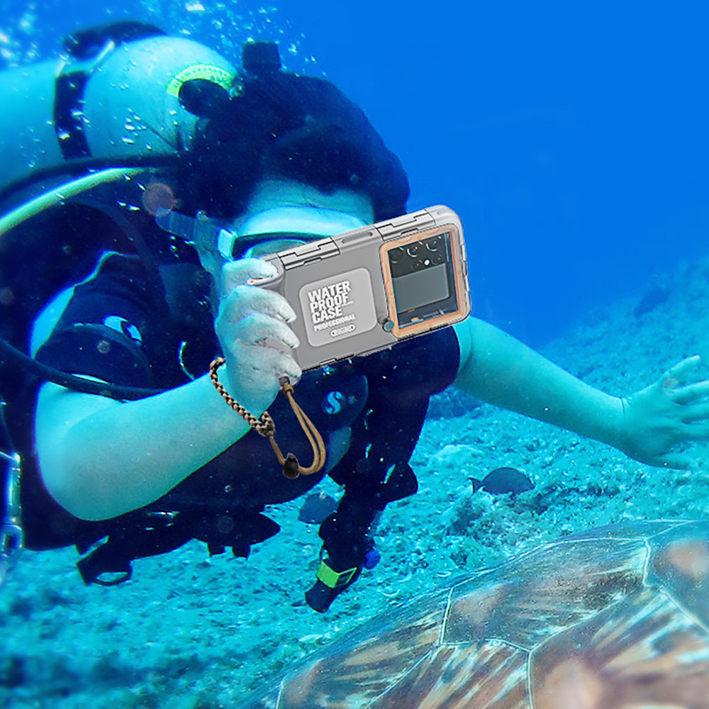 Brick Stand Waterproof Samsung Galaxy S21 Case Diving 15 Meters