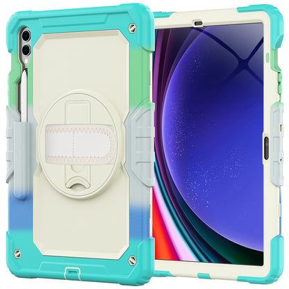 Tough Strap Built-in Screen Protector Galaxy Tab S9 FE Case Multi-functional