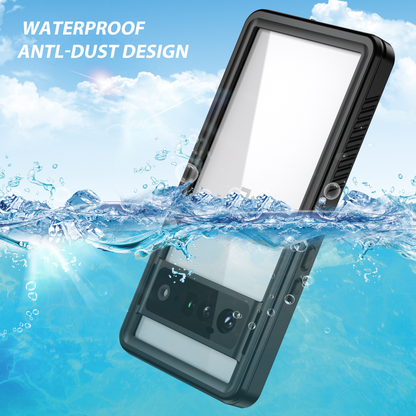 Twill Swimming IP68 Waterproof Google Pixel 6 Pro Case Bumper Combo