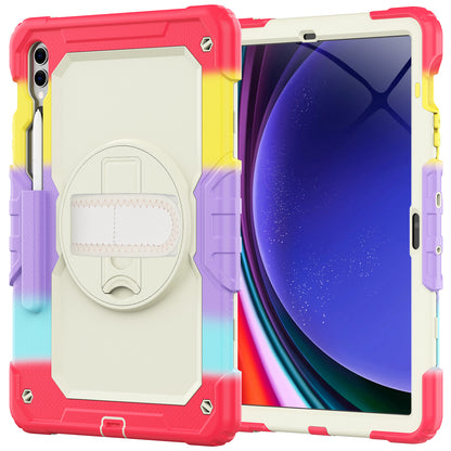 Tough Strap Built-in Screen Protector Galaxy Tab S9 FE Case Multi-functional