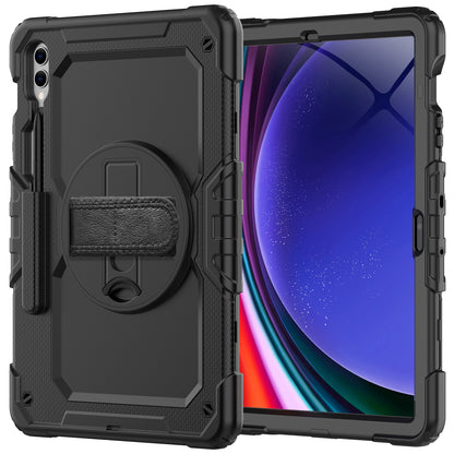 Tough Strap Built-in Screen Protector Galaxy Tab S9 FE Case Multi-functional