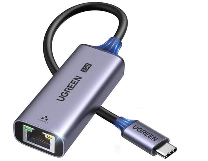 Aluminum LAN Network Adapter USB-C to Ethernet Cable