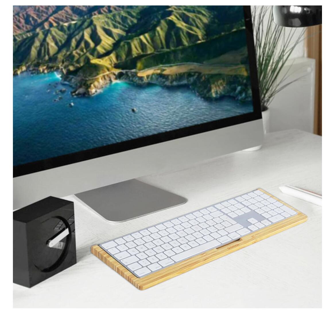 Bamboo Keyboard (iMac 2nd Generation) Stand Holder Drawer Mount