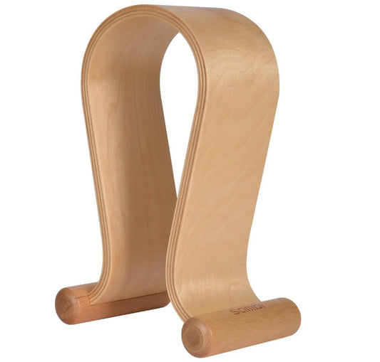 Birch Wood Headset Stand Desk Holder Sturdy Elegant Unique