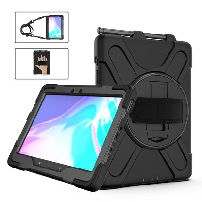 Pirate King Galaxy Tab Active4 Pro Case 360 Rotating Stand Hand