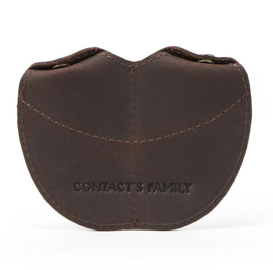 Genuine Leather Coin Bag Convenient Cable Wrapper Airpods Storage Box