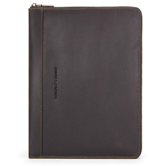 Apple iPad Pro 11 Genuine Leather Case Zipper 14 Card Slots Multifunctional Retro