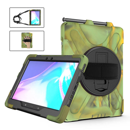 Pirate King Galaxy Tab Active4 Pro Case 360 Rotating Stand Hand