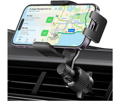 Car Mount Swing Arm Not Block Air Vent Wider Clamp Phone Holder