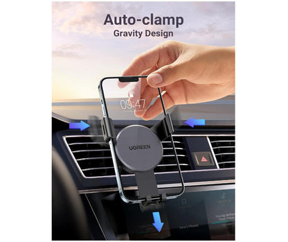 Car Phone Mount Air Vent Clip Holder Gravity Auto Lock