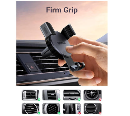 Car Phone Mount Air Vent Clip Holder Gravity Auto Lock