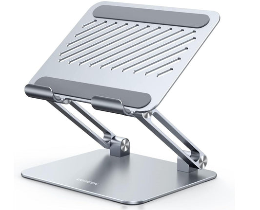 Desk Dual Rod Aluminum Tablet Stand Holder Adjustablet Multi-Angle