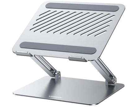 Desk Laptop Stand Holder Dual Rod Ergonomic Riser with Heat-Vent