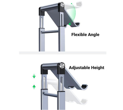 Desk Phone Stand Holder Adjustable Foldable Portable Aluminum