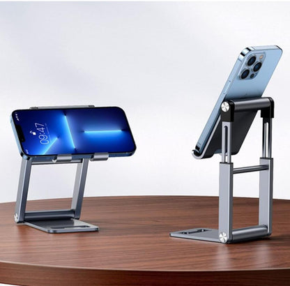 Desk Phone Stand Holder Adjustable Foldable Portable Aluminum