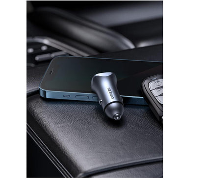 Dual PD Fast Charging 20W USB-C Car Charger 2-Port