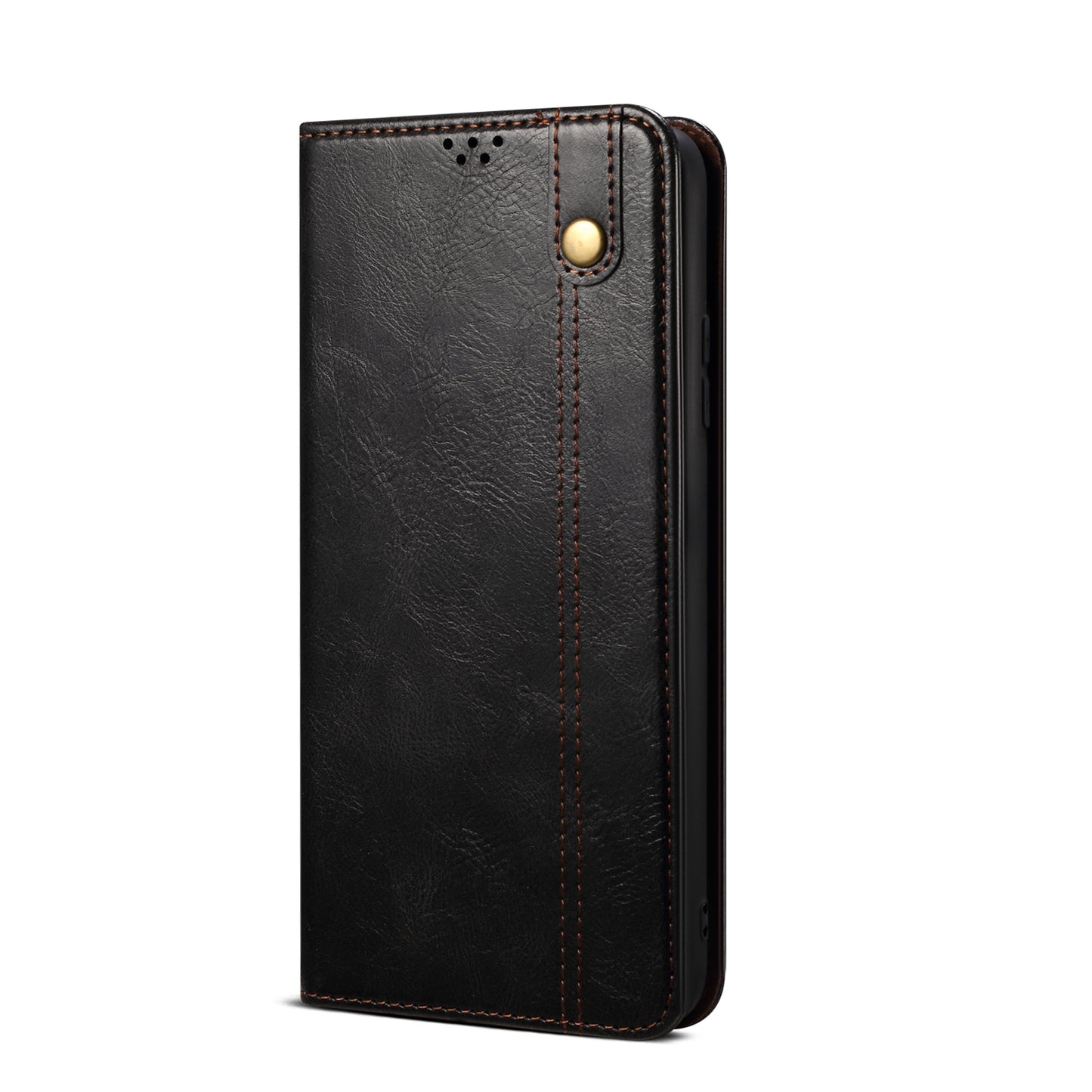 Oil Wax Leather Wallet Stand Galaxy A16 Case Magnetic Slim