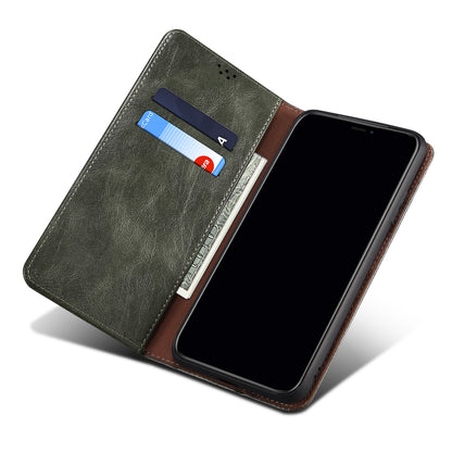 Oil Wax Leather Wallet Stand Galaxy S24 FE Case Magnetic Slim