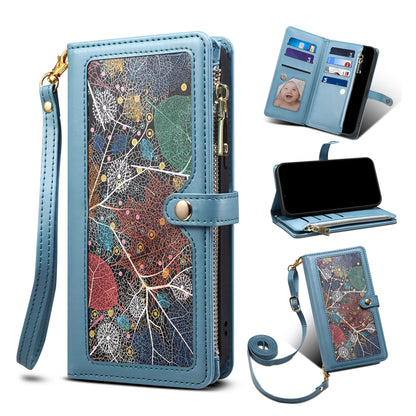 Multi-function 8 Card Slots Astral Galaxy A12 Case with Hand Strap