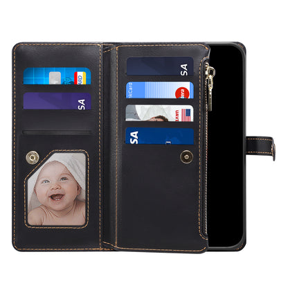 Multi-function 8 Card Slots Astral Galaxy A34 Case with Hand Strap