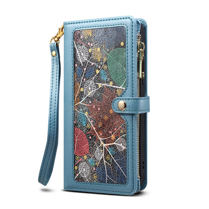 Multi-function 8 Card Slots Astral Galaxy A54 Case with Hand Strap