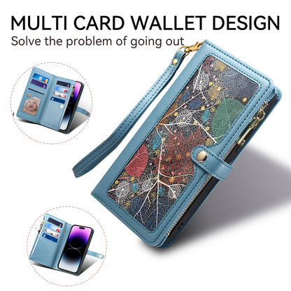 Multi-function 8 Card Slots Astral iPhone 15 Case with Hand Strap