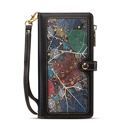 Multi-function 8 Card Slots Astral Galaxy Note20 Ultra Case Hand Strap