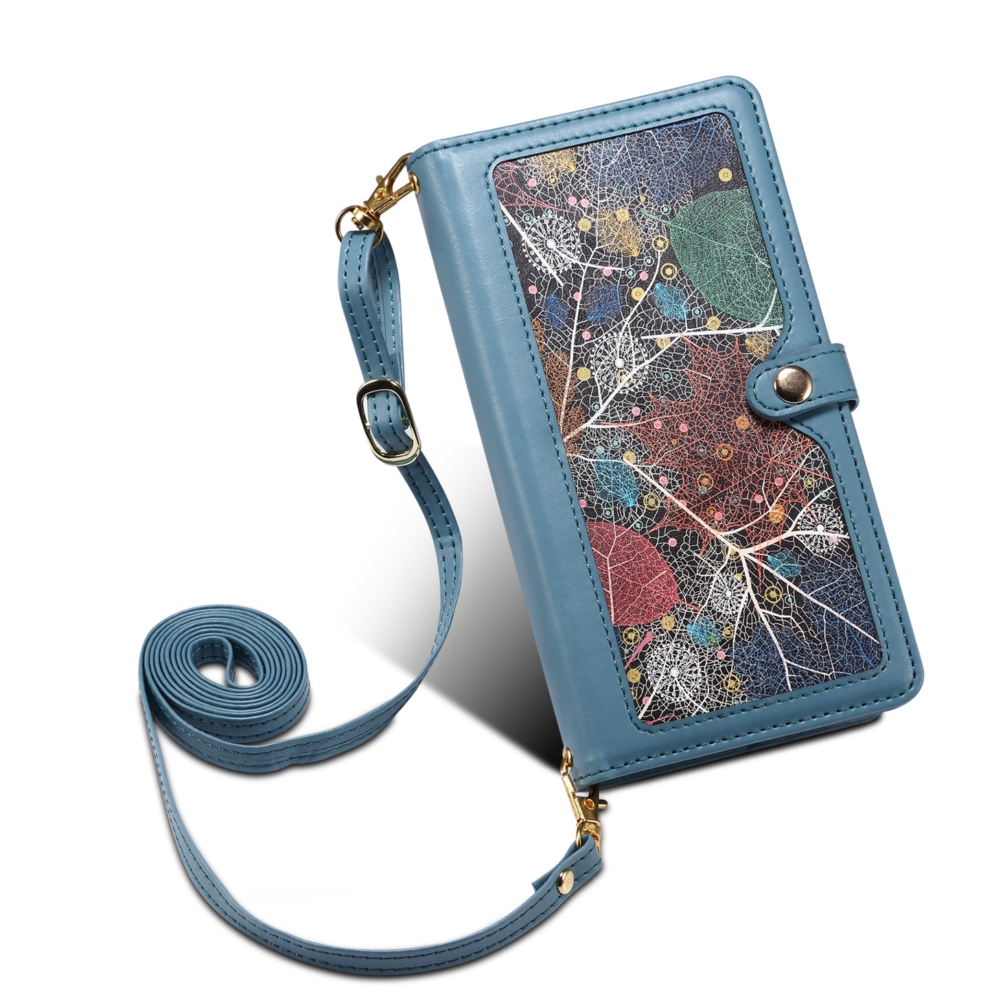 Multi-function 8 Card Slots Astral Galaxy S20 Case with Hand Strap