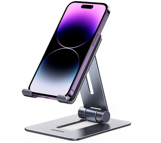 Fully Adjustable Foldable Aluminum Phone Stand Holder Sturdiness