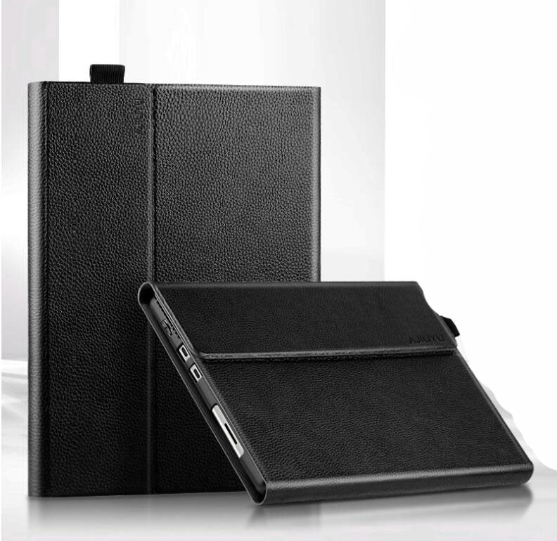 Business Genuine Leather Microsoft Surface Pro 7 Case Book Stand