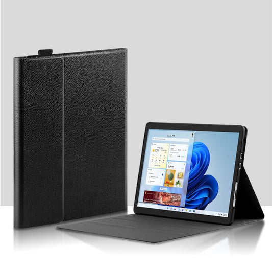 Business Genuine Leather Microsoft Surface Pro 9 Case Book Stand