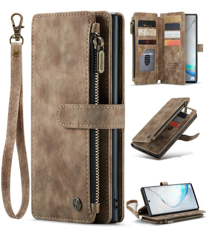 Multi-card Hand Strap Samsung Galaxy Note10 Case Double Fold Stand