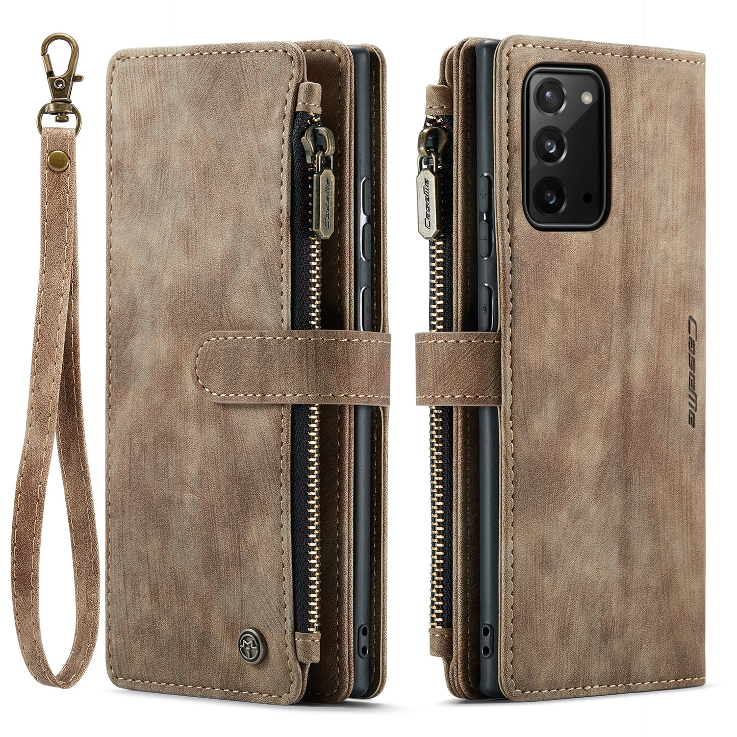 Multi-card Hand Strap Galaxy Note20 Ultra Case Double Fold Stand