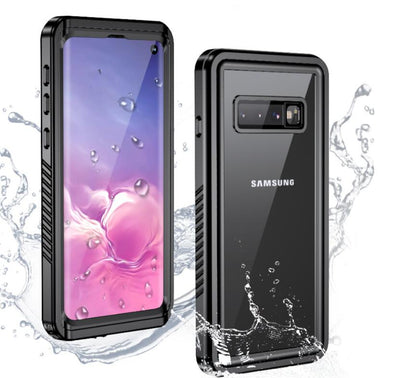 Twill Swimming IP68 Waterproof Samsung Galaxy S10 Case Bumper Combo