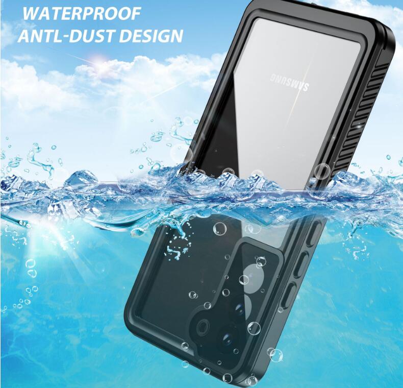 Twill Swimming IP68 Waterproof Samsung Galaxy S22+ Case Bumper Combo