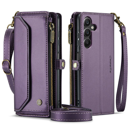 Women Shoulder Bag Samsung Galaxy A15 Case Card Slots Buckle Pockets