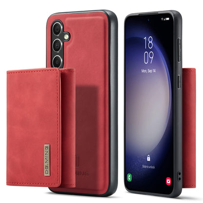 Retro Detachable Fold Wallet Galaxy A55 Case Magnetic Clip