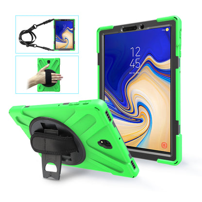 Pirate King Galaxy Tab S4 Case 360 Rotating Stand Hand Shoulder