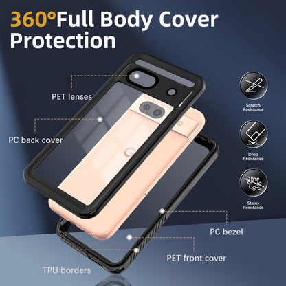 Twill Swimming IP68 Waterproof Google Pixel 8A Case Bumper Combo