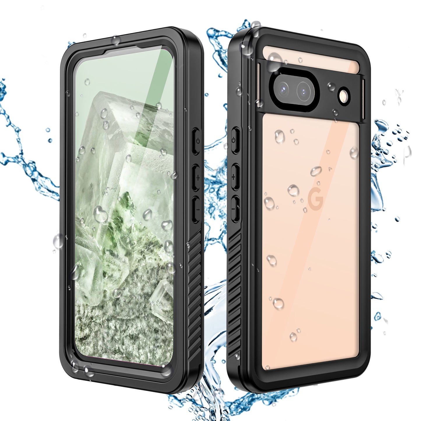 Twill Swimming IP68 Waterproof Google Pixel 8A Case Bumper Combo