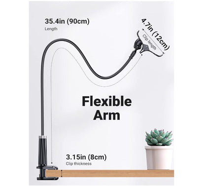 Gooseneck Clamp Clip Phone Stand Holder Flexible Lazy